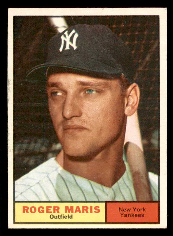 1961 Topps Baseball #2 Roger Maris Yankees VG-EX 566615