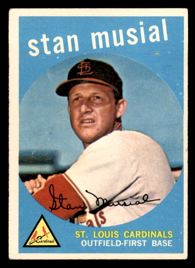 1959 Topps Baseball #150 Stan Musial Cardinals EX 566624