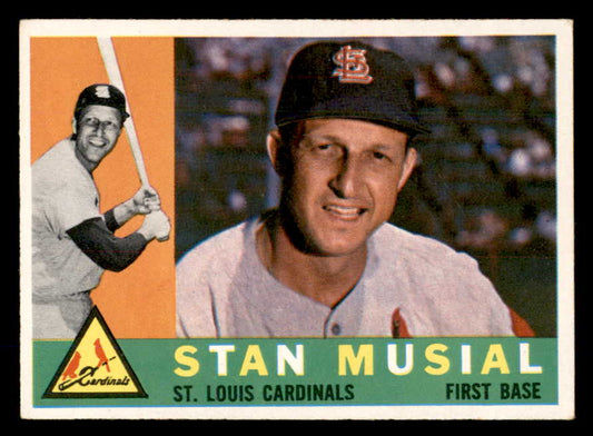 1960 Topps Baseball #250 Stan Musial Cardinals EX+/EX-MT 566625