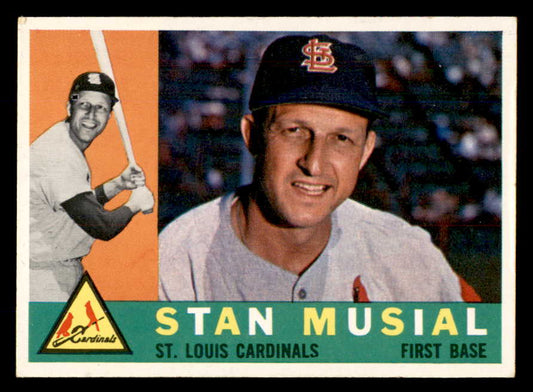 1960 Topps Baseball #250 Stan Musial Cardinals EX+/EX-MT 566626