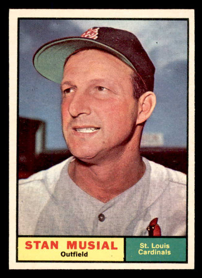 1961 Topps Baseball #290 Stan Musial Cardinals EX-MT 566627