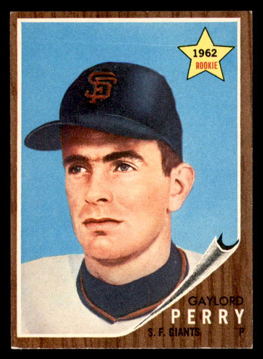 1962 Topps Baseball #199 Gaylord Perry Giants EX-MT 566629