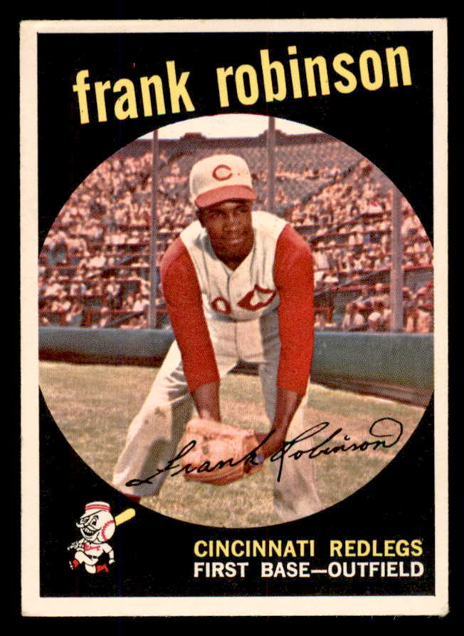 1959 Topps Baseball #435 Frank Robinson Reds EX 566631