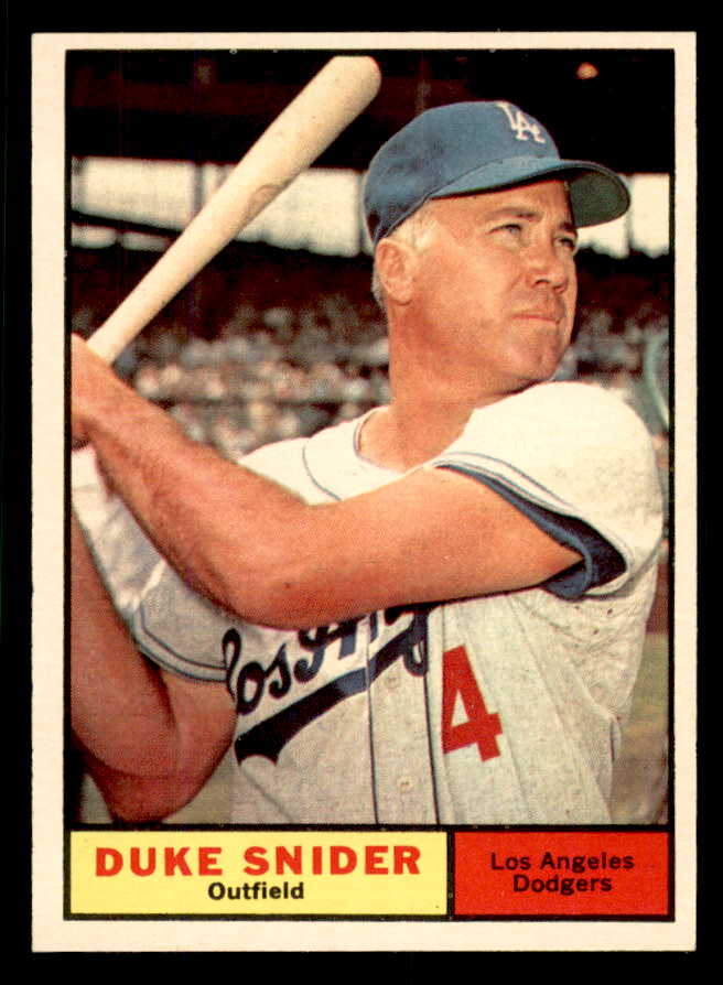 1961 Topps Baseball #443 Duke Snider Dodgers EX-MT 566648