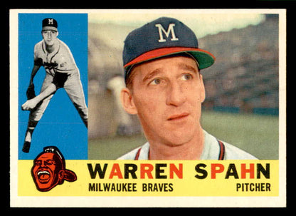 1960 Topps Baseball #445 Warren Spahn Braves NR-MT 566650