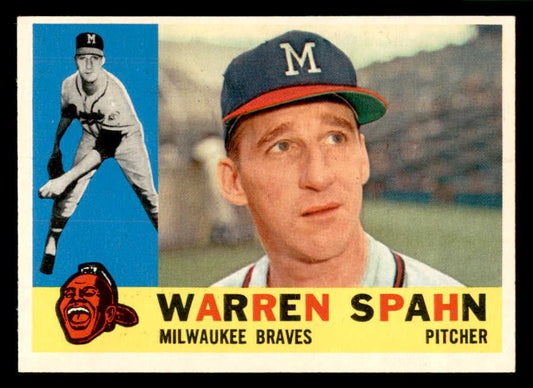 1960 Topps Baseball #445 Warren Spahn Braves NR-MT 566650