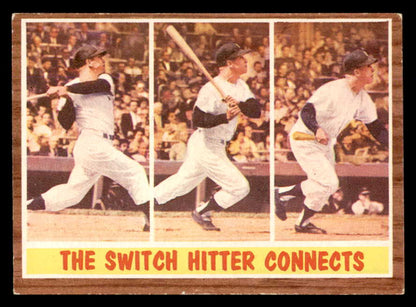 1962 Topps Baseball #318 Mickey Mantle IA Yankees EX+/EX-MT 566657