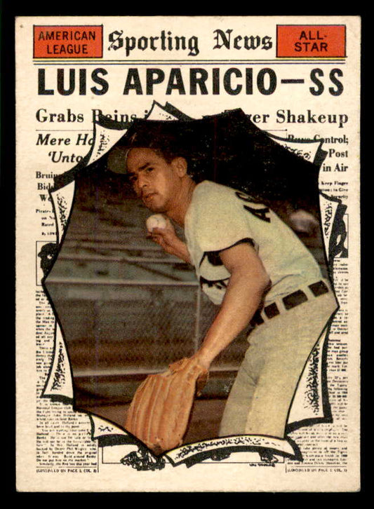 1961 Topps Baseball #574 Luis Aparicio A.S. White Sox EX+/EX-MT 566684