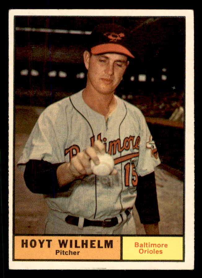 1961 Topps Baseball #545 Hoyt Wilhelm Orioles EX+/EX-MT 566685