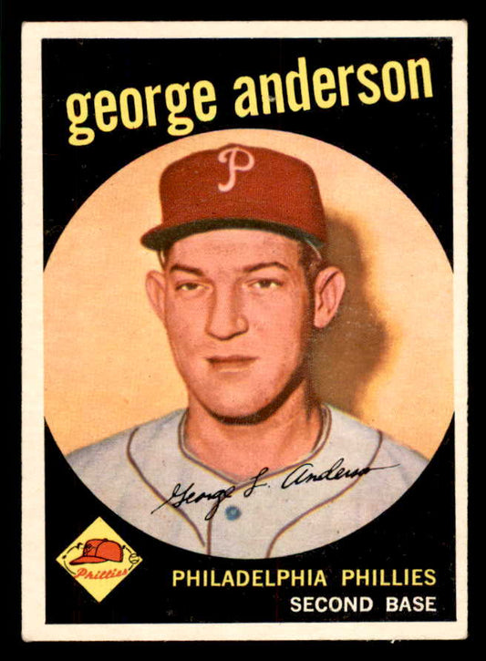 1959 Topps Baseball #338 Sparky Anderson Phillies VG-EX 566689