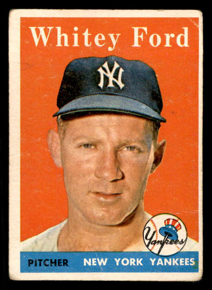 1958 Topps Baseball #320 Whitey Ford Yankees GD-VG 566693