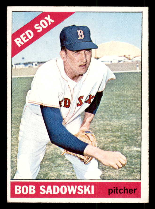 1966 Topps Baseball #523 Bob Sadowski Red Sox EX+/EX-MT 566696