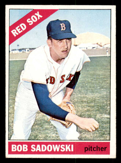 1966 Topps Baseball #523 Bob Sadowski Red Sox EX+/EX-MT 566696