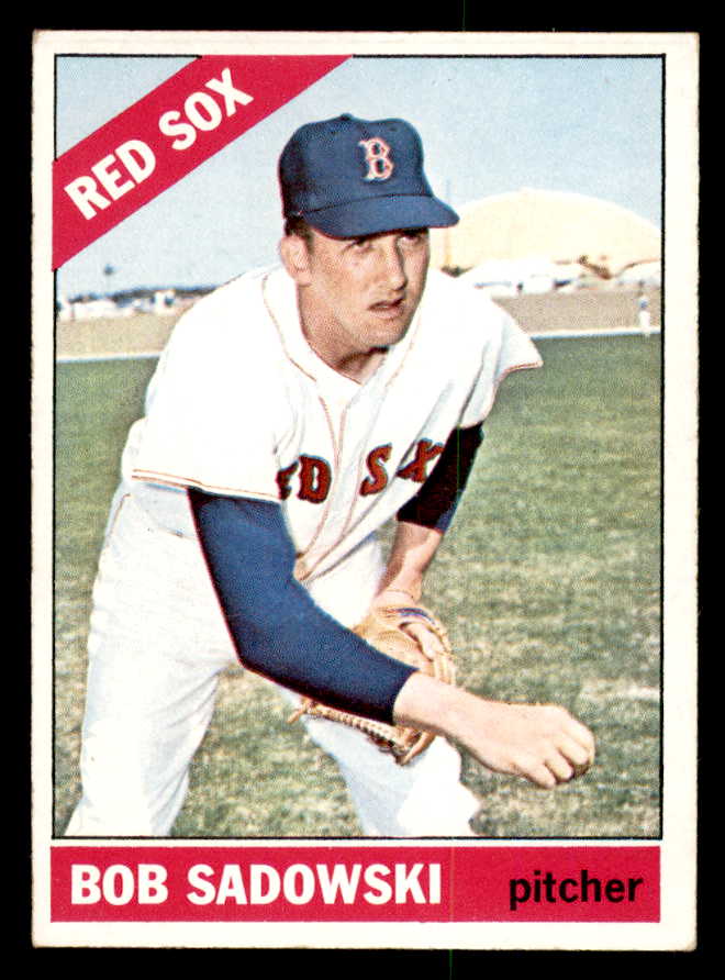 1966 Topps Baseball #523 Bob Sadowski Red Sox EX+/EX-MT 566697