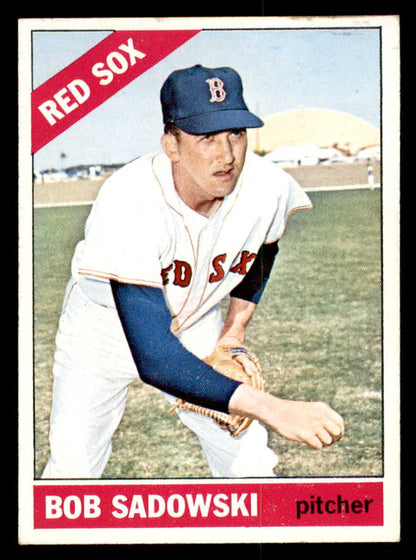 1966 Topps Baseball #523 Bob Sadowski Red Sox EX-MT 566698