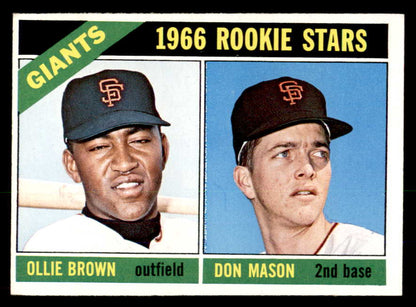 1966 Topps Baseball #524 Ollie Brown Giants NR-MT 566702