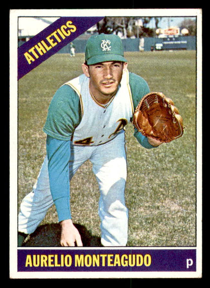 1966 Topps Baseball #532 Aurelio Monteagudo A's EX 566723
