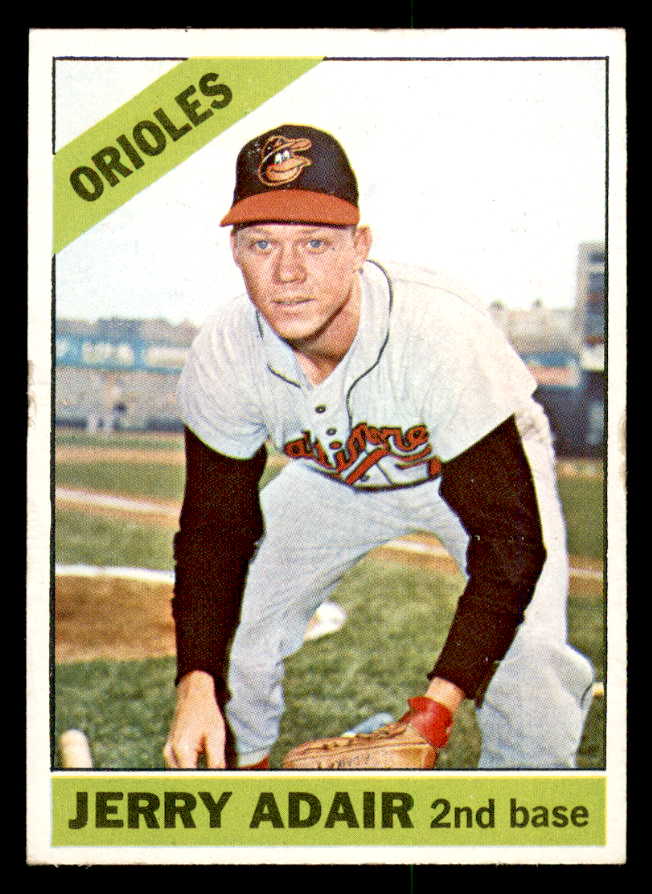 1966 Topps Baseball #533 Jerry Adair Orioles EX-MT 566727