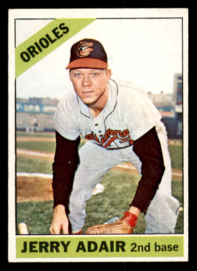 1966 Topps Baseball #533 Jerry Adair Orioles EX-MT 566728
