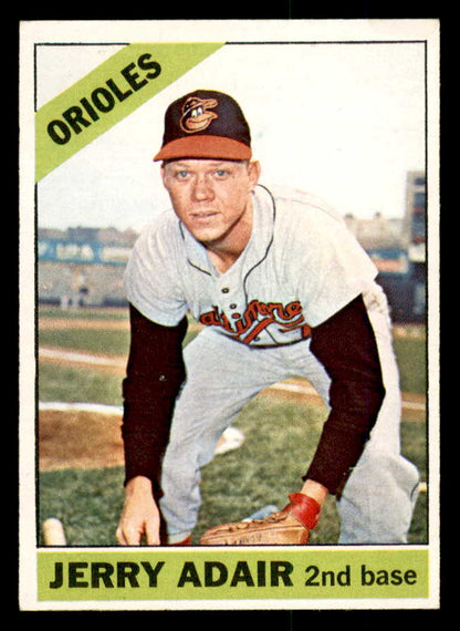 1966 Topps Baseball #533 Jerry Adair Orioles EX-MT 566728