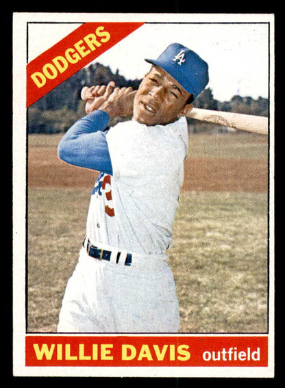 1966 Topps Baseball #535 Willie Davis Dodgers EX-MT 566734
