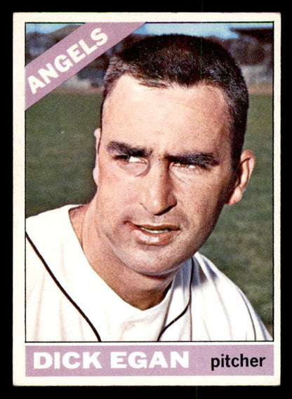 1966 Topps Baseball #536 Dick Egan Angels EX+/EX-MT 566737