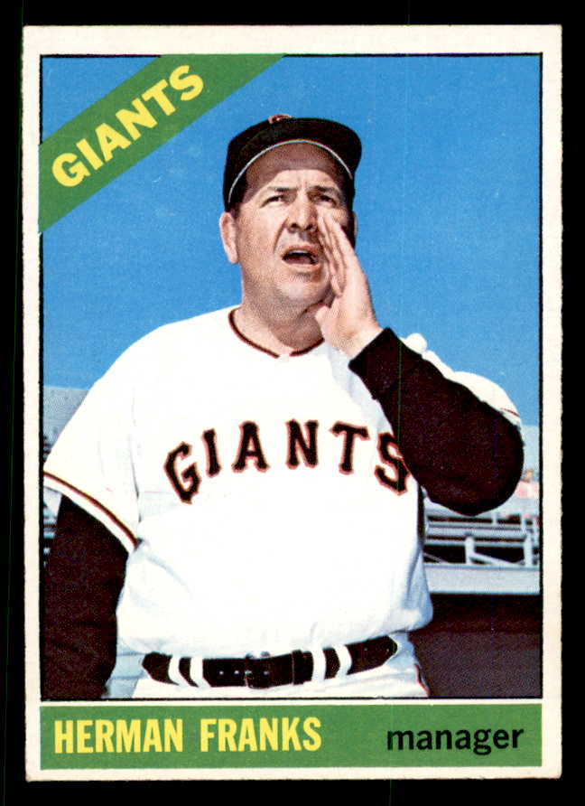 1966 Topps Baseball #537 Herman Franks Giants NR-MT 566743