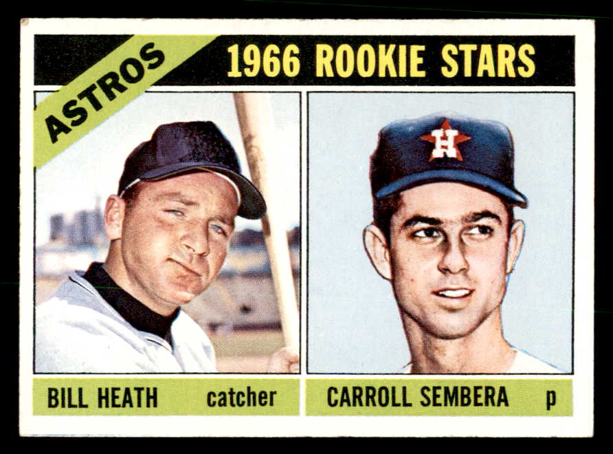 1966 Topps Baseball #539 Bill Heath Astros EX+/EX-MT 566748
