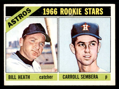 1966 Topps Baseball #539 Bill Heath Astros EX-MT 566749