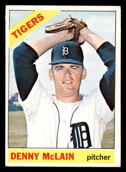 1966 Topps Baseball #540 Denny McLain Tigers EX-MT 566752