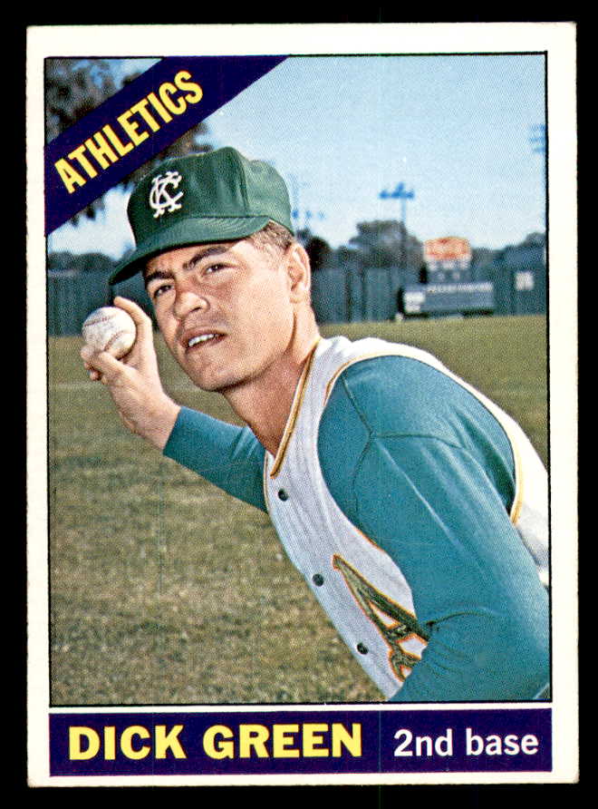 1966 Topps Baseball #545 Dick Green A's EX-MT 566767