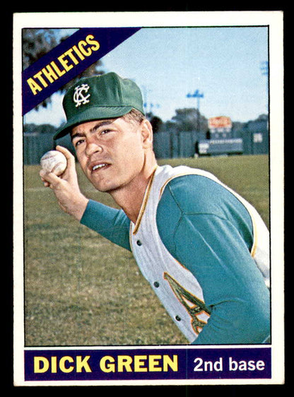 1966 Topps Baseball #545 Dick Green A's EX-MT 566767