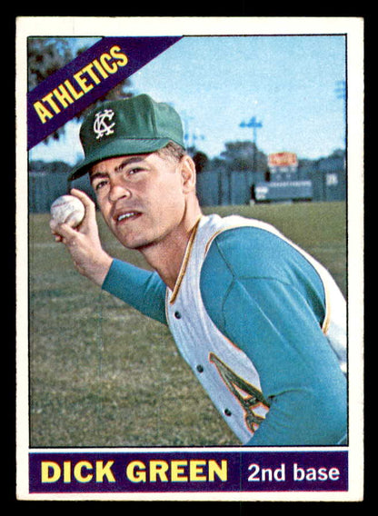 1966 Topps Baseball #545 Dick Green A's EX-MT 566768