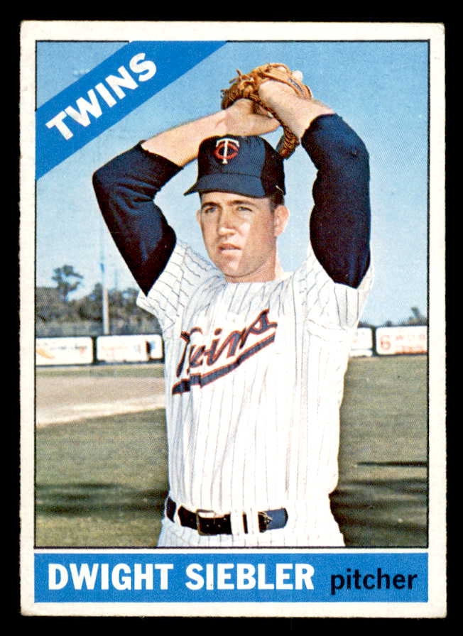1966 Topps Baseball #546 Dwight Siebler Twins VG-EX 566771
