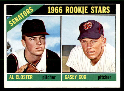 1966 Topps Baseball #549 Casey Cox Senators VG-EX 566780