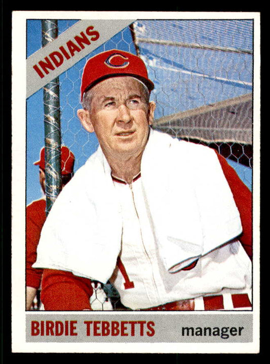 1966 Topps Baseball #552 Birdie Tebbetts Indians EX-MT 566788