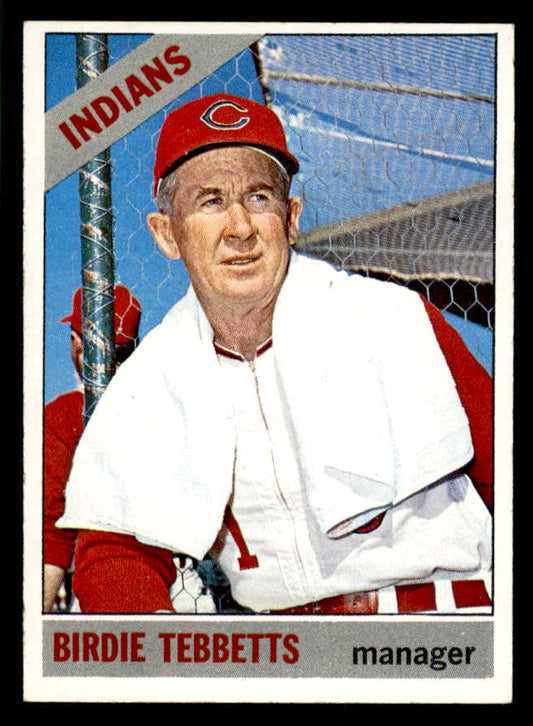 1966 Topps Baseball #552 Birdie Tebbetts Indians NR-MT 566790