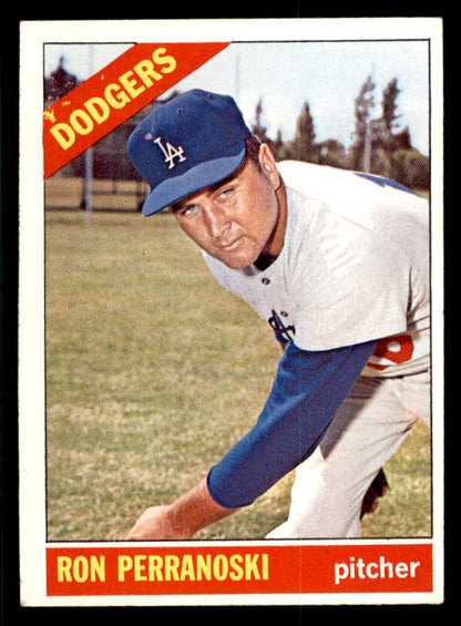1966 Topps Baseball #555 Ron Perranoski Dodgers EX-MT 566799