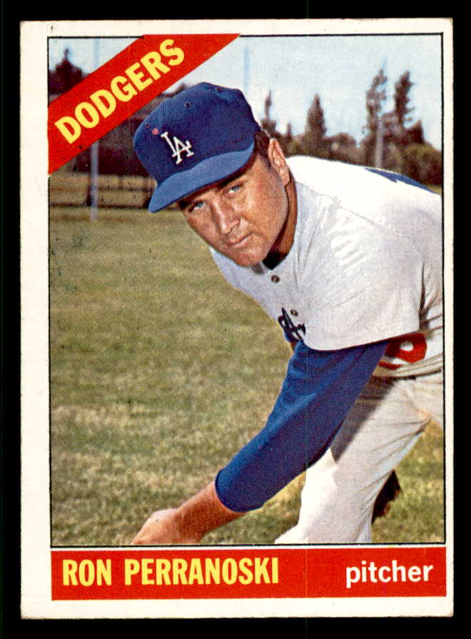 1966 Topps Baseball #555 Ron Perranoski Dodgers EX-MT 566802