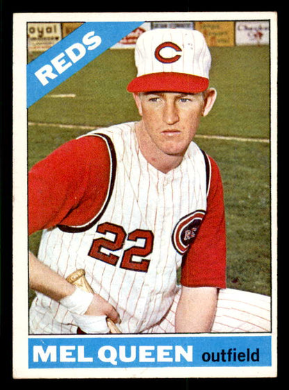 1966 Topps Baseball #556 Mel Queen Reds EX-MT 566804