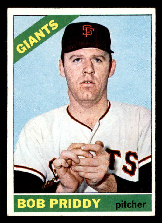 1966 Topps Baseball #572 Bob Priddy Giants NR-MT 566869