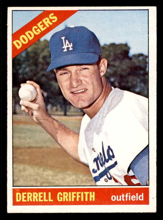1966 Topps Baseball #573 Derrell Griffith Dodgers EX-MT 566870