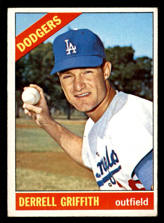 1966 Topps Baseball #573 Derrell Griffith Dodgers EX-MT 566871