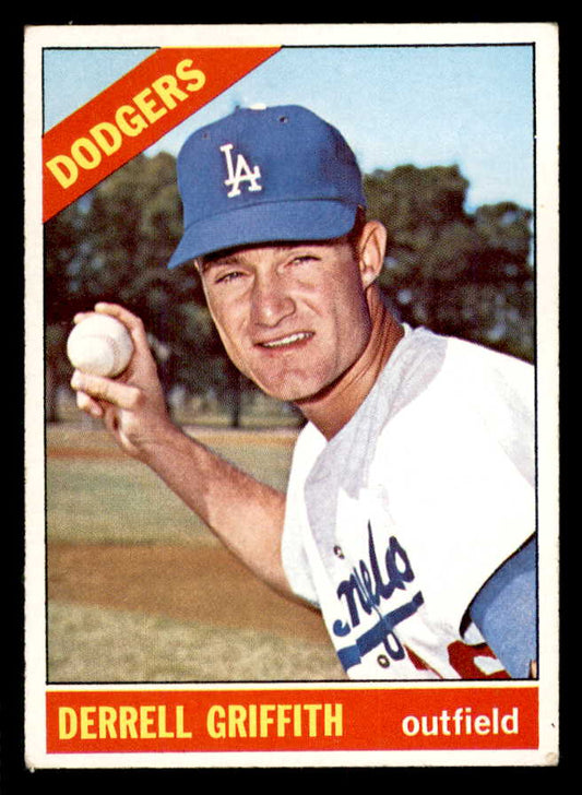 1966 Topps Baseball #573 Derrell Griffith Dodgers EX 566872