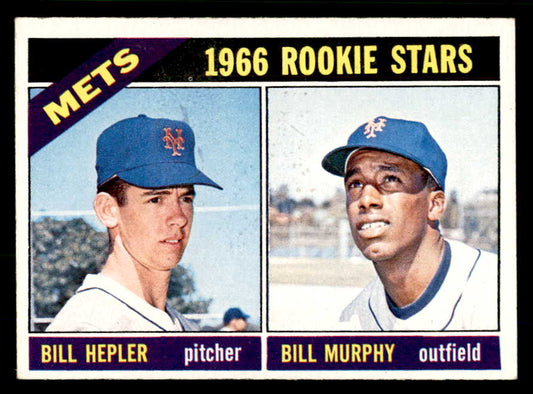 1966 Topps Baseball #574 Bill Hepler Mets EX-MT 566876