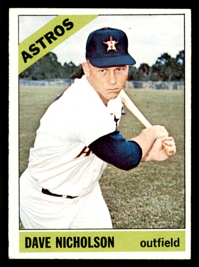 1966 Topps Baseball #576 Dave Nicholson Astros EX+/EX-MT 566882