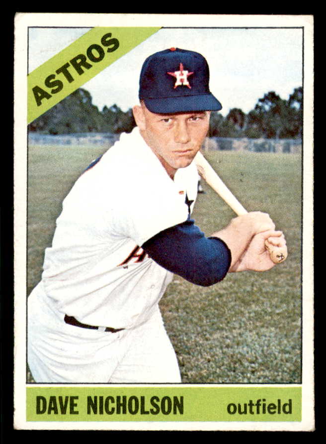 1966 Topps Baseball #576 Dave Nicholson Astros VG-EX 566883