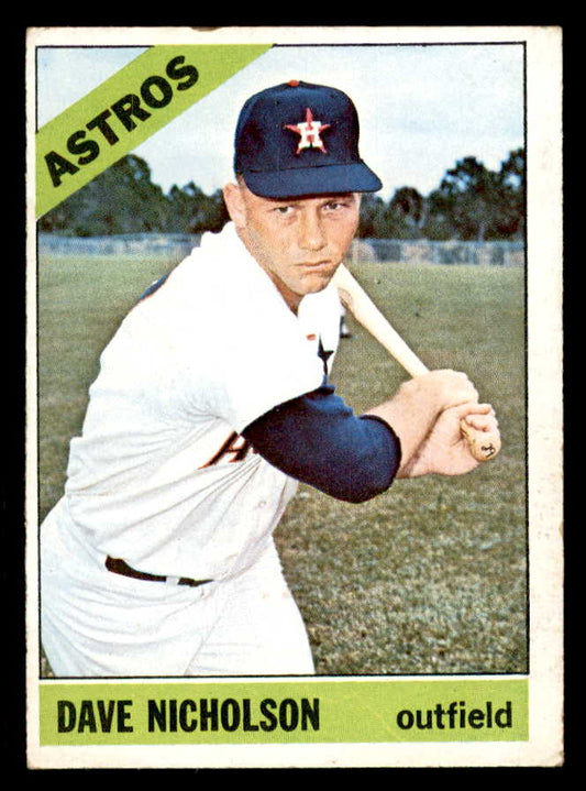 1966 Topps Baseball #576 Dave Nicholson Astros VG-EX 566884
