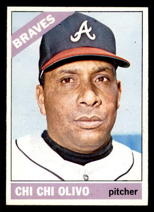 1966 Topps Baseball #578 Chi Chi Olivo Braves EX-MT 566890