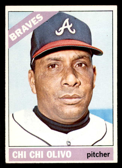 1966 Topps Baseball #578 Chi Chi Olivo Braves EX-MT 566892